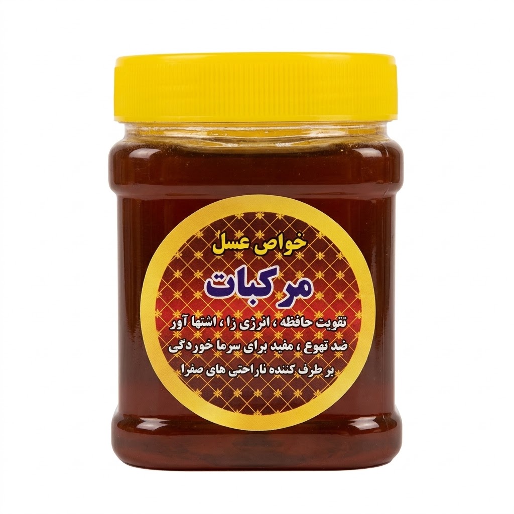 عسل طبیعی بدون موم مرکبات آرنیکان - 500 گرم