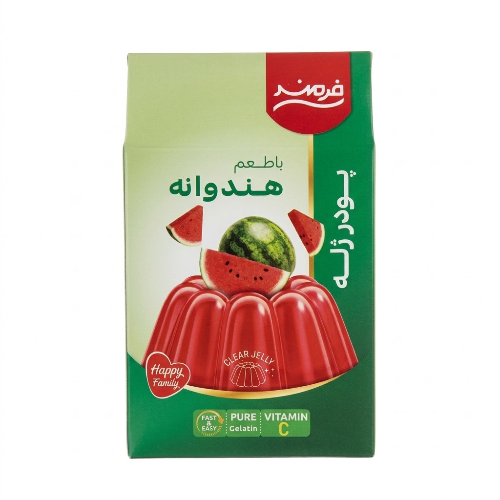 پودر ژله با طعم هندوانه فرمند - 100 گرم