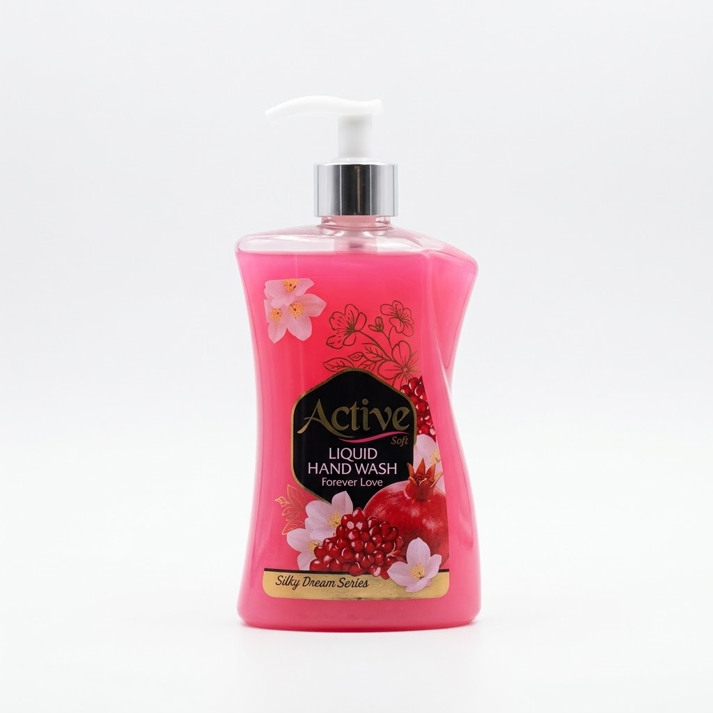مایع دستشویی اکتیو مدل Pomegranate & Flower مقدار 450 گرم