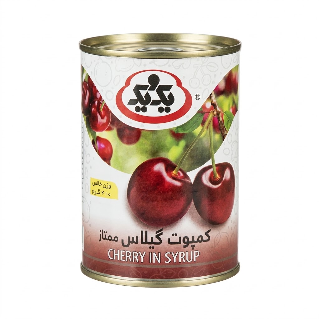 کمپوت گیلاس ممتاز - 410 گرم