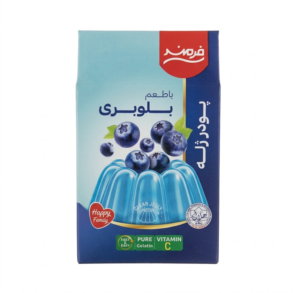 پودر ژله با طعم بلوبری فرمند - 100 گرم