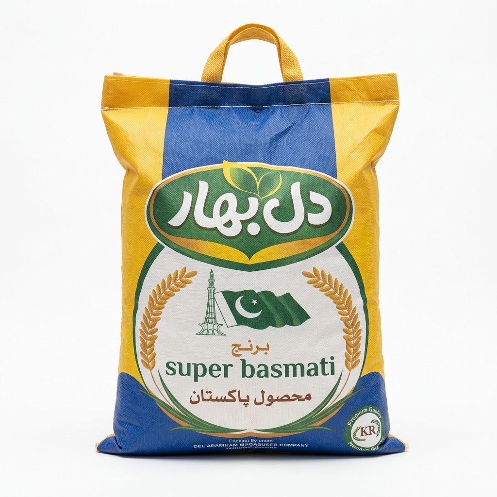 برنج سوپر باسماتی پاکستانی دل بهار - ۱۰ کیلوگرم