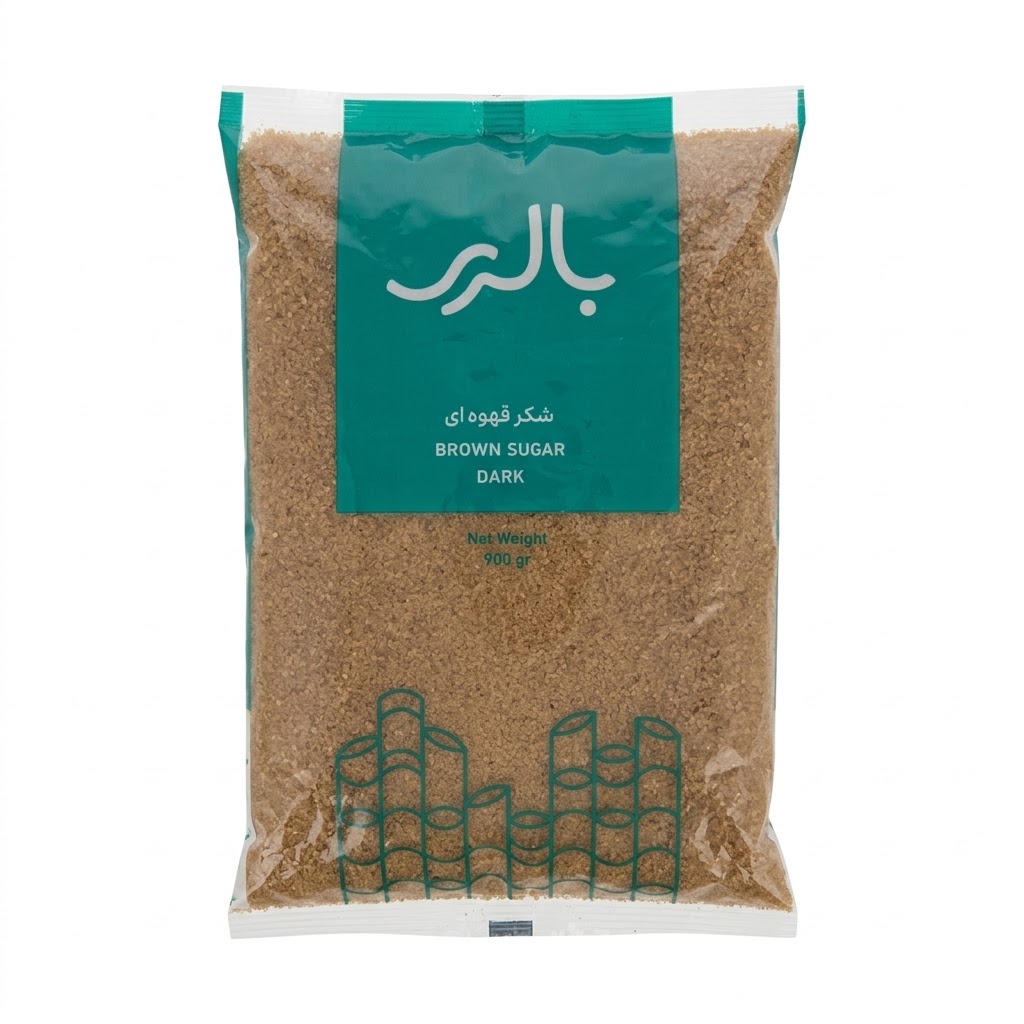 شکر قهوه ای بالری - 900 گرم