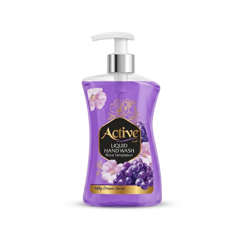 مایع دستشویی اکتیو مدل grape مقدار 450 گرم
