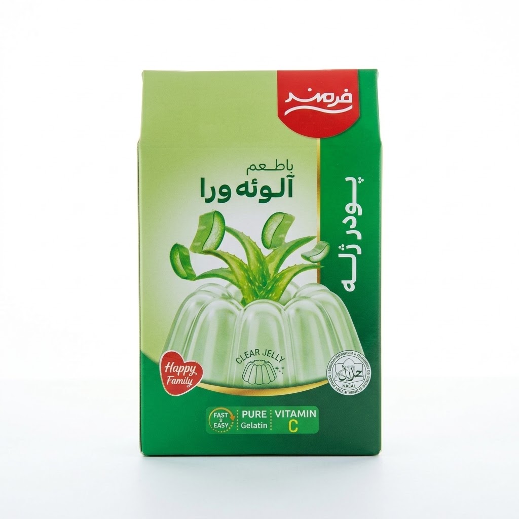 پودر ژله با طعم آلوئه ورا فرمند - 100 گرم